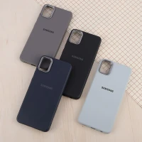 قاب چرمی ژله ای Leather سامسونگ Galaxy A05 لوگودار