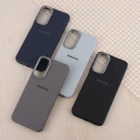 قاب چرمی ژله ای Leather سامسونگ Galaxy A05s لوگودار