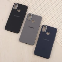 قاب چرمی ژله ای Leather سامسونگ Galaxy A10s لوگودار