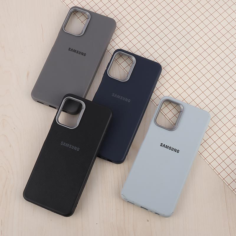 قاب چرمی ژله ای Leather سامسونگ Galaxy A13 4G لوگودار