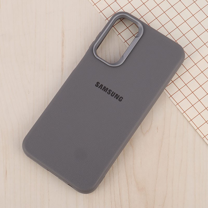 قاب چرمی ژله ای Leather سامسونگ Galaxy A15 لوگودار