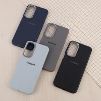 قاب چرمی ژله ای Leather سامسونگ Galaxy A16 4G / A16 5G لوگودار