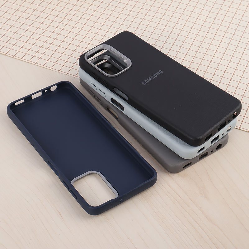 قاب چرمی ژله ای Leather سامسونگ Galaxy A22 4G / M22 / M32 4G