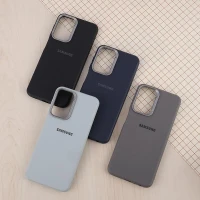 قاب چرمی ژله ای Leather سامسونگ Galaxy A23 4G / A23 5G لوگودار