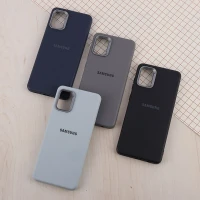 قاب چرمی ژله ای Leather سامسونگ Galaxy A31 لوگودار