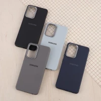 قاب چرمی ژله ای Leather سامسونگ Galaxy A52 / A52s لوگودار