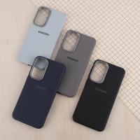 قاب چرمی ژله ای Leather سامسونگ Galaxy A55 لوگودار