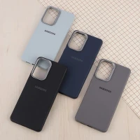 قاب چرمی ژله ای Leather سامسونگ Galaxy A73 لوگودار