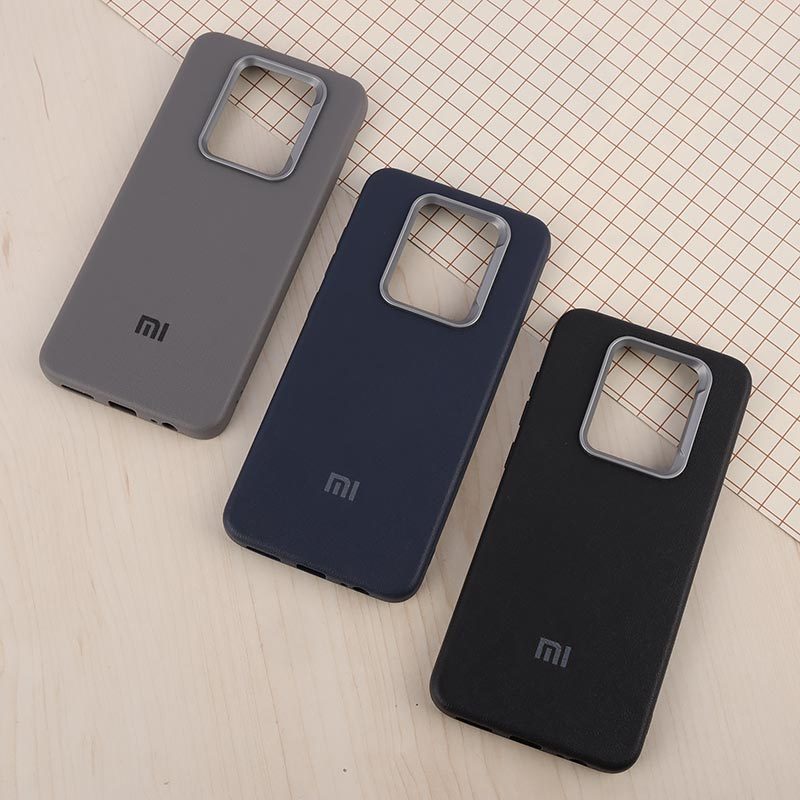 قاب چرمی ژله ای Leather شیائومی Redmi Note 9 / Redmi 10x 4G لوگودار