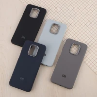 قاب چرمی ژله ای Leather شیائومی Redmi Note 9s / Note 9 Pro / Note 10 Lite لوگودار