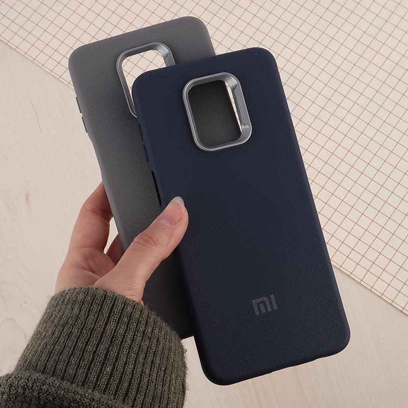 قاب چرمی ژله ای Leather شیائومی Redmi Note 9s / Note 9 Pro / Note 10 Lite