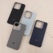 قاب چرمی ژله ای Leather شیائومی Redmi Note 13 4G لوگودار