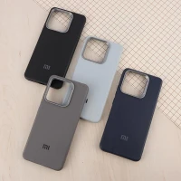 قاب چرمی ژله ای Leather شیائومی Redmi Note 13 4G لوگودار