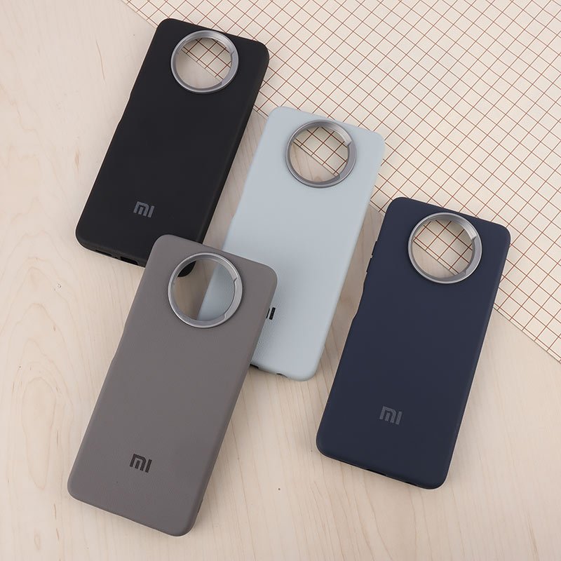 قاب چرمی ژله ای Leather شیائومی Poco X3 / X3 NFC / X3 Pro لوگودار