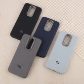 قاب چرمی ژله ای Leather شیائومی Redmi 8 لوگودار