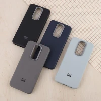 قاب چرمی ژله ای Leather شیائومی Redmi 8 لوگودار