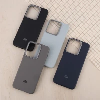 قاب چرمی ژله ای Leather شیائومی Redmi 13 4G / Redmi 13 5G لوگودار