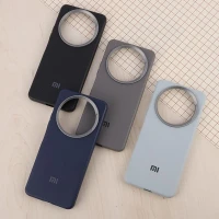 قاب چرمی ژله ای Leather شیائومی Redmi A3 / A3X لوگودار