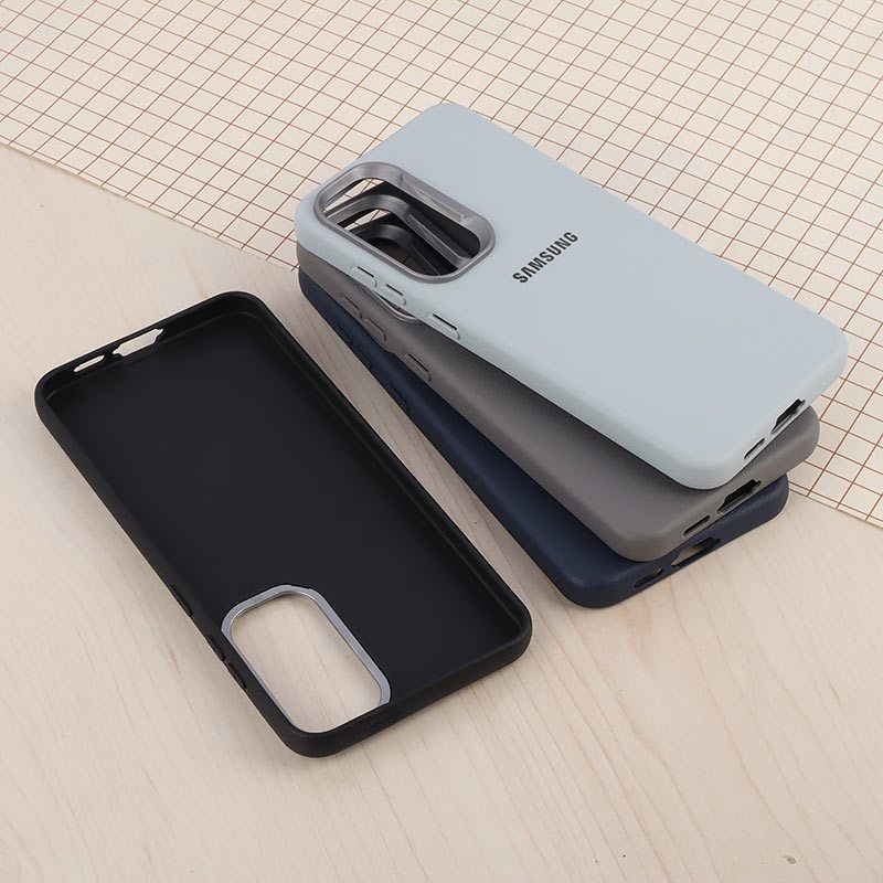 قاب چرمی ژله ای Leather سامسونگ Galaxy S24 FE