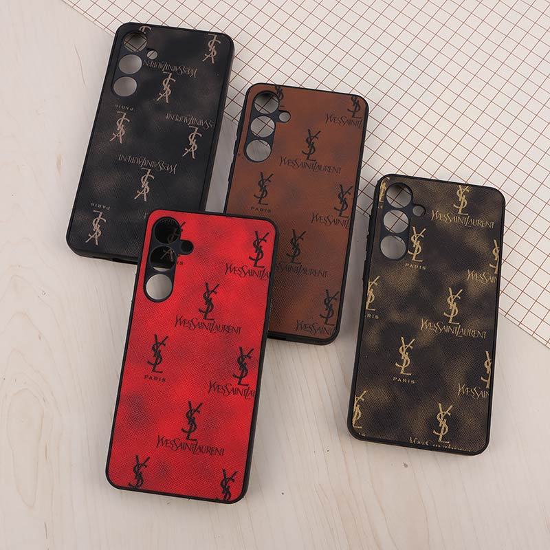 قاب چرمی YSL سامسونگ Galaxy A55 محافظ لنزدار