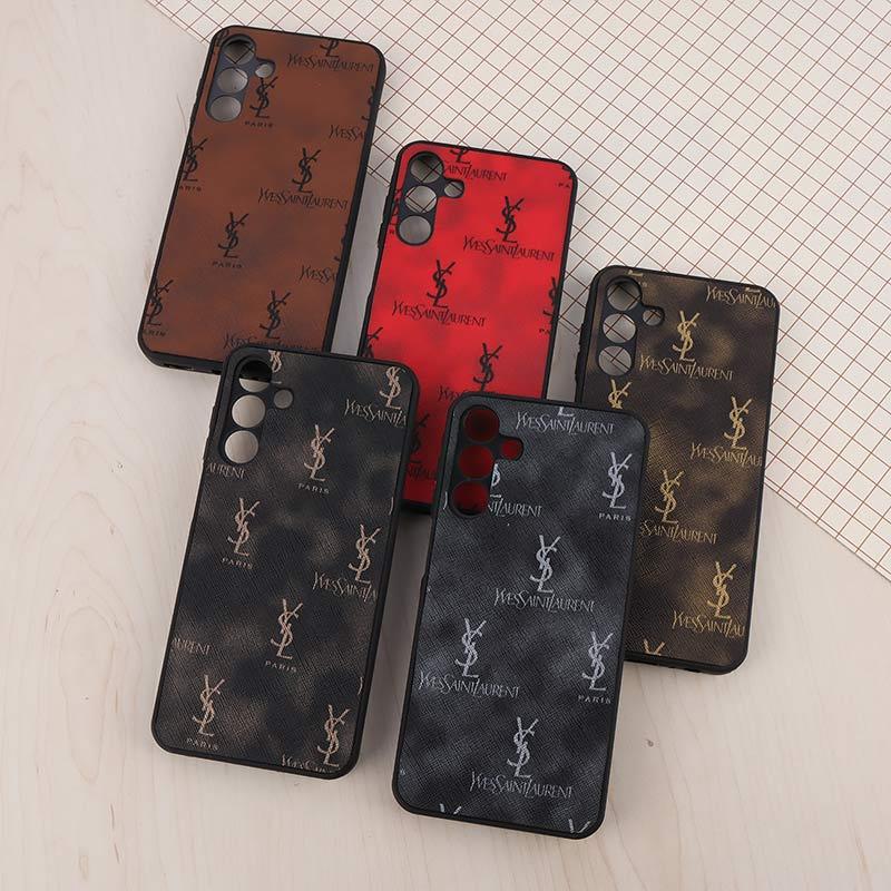 قاب چرمی YSL سامسونگ Galaxy A15 محافظ لنزدار