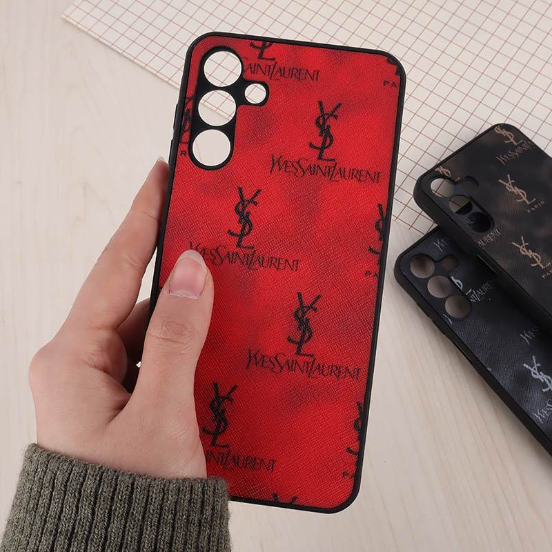 قاب چرمی YSL سامسونگ Galaxy A15 محافظ لنزدار