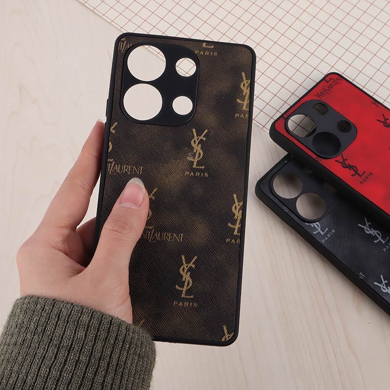 قاب چرمی YSL شیائومی Redmi Note 13 4G محافظ لنزدار