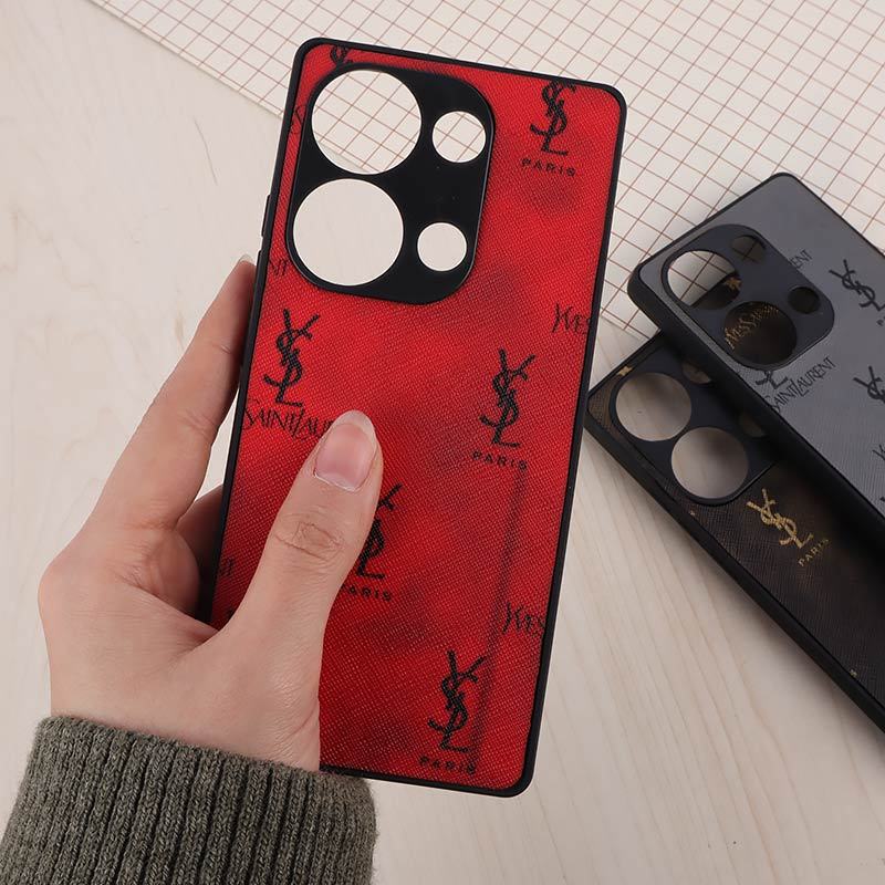 قاب چرمی YSL شیائومی Redmi Note 13 Pro 4G محافظ لنزدار