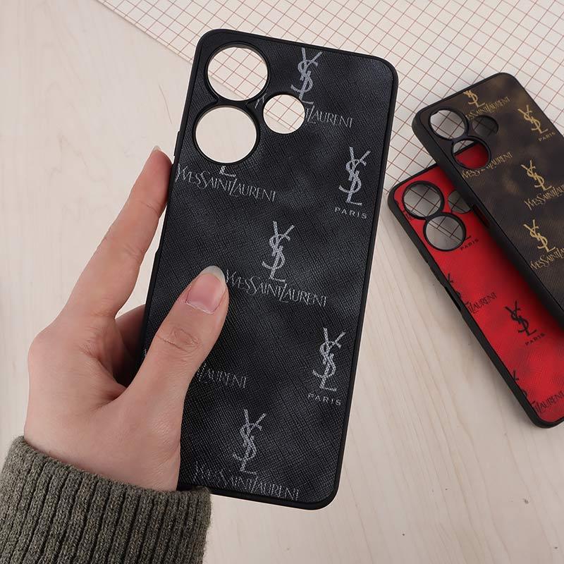 قاب چرمی YSL شیائومی Redmi 13 4G / Redmi 13 5G محافظ لنزدار