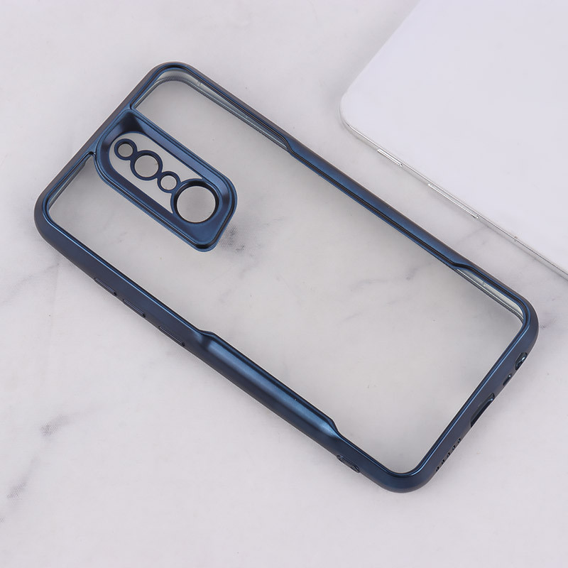 قاب ژله ای شفاف شیائومی Redmi 8 طرح تیتانیوم محافظ لنزدار