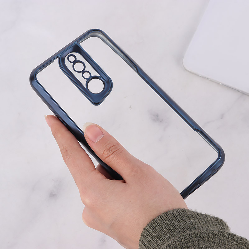 قاب ژله ای شفاف شیائومی Redmi 8 طرح تیتانیوم محافظ لنزدار