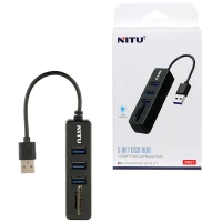 هاب 5 پورت USB3.0 نیتو NN27