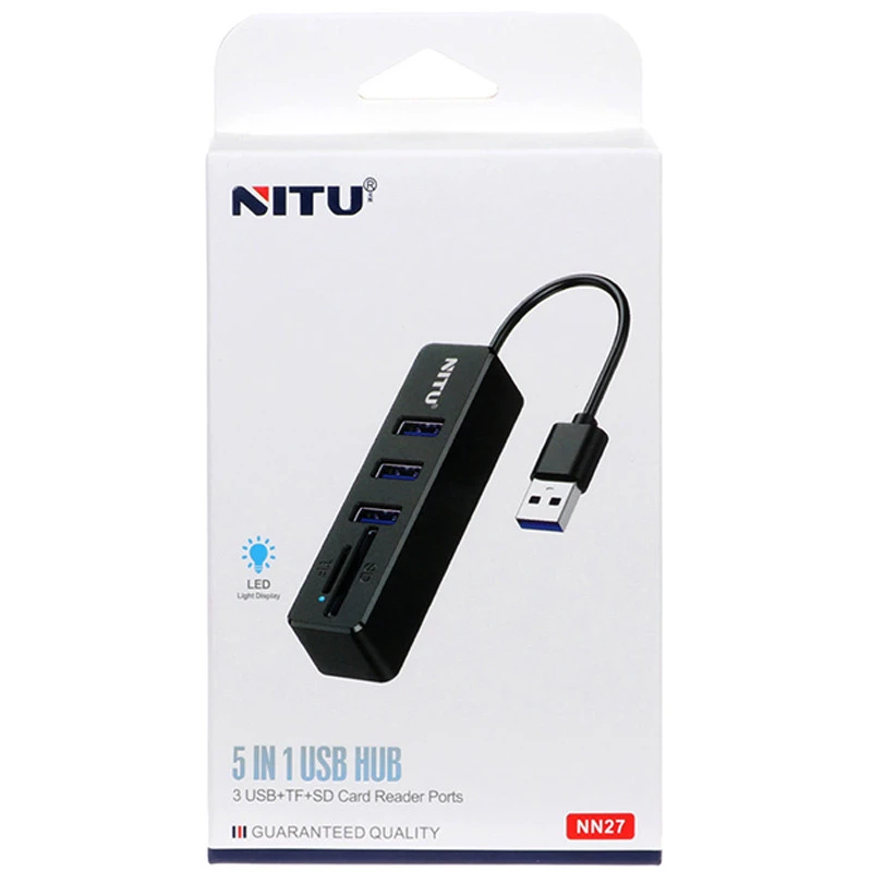 هاب 5 پورت USB3.0 نیتو NN27
