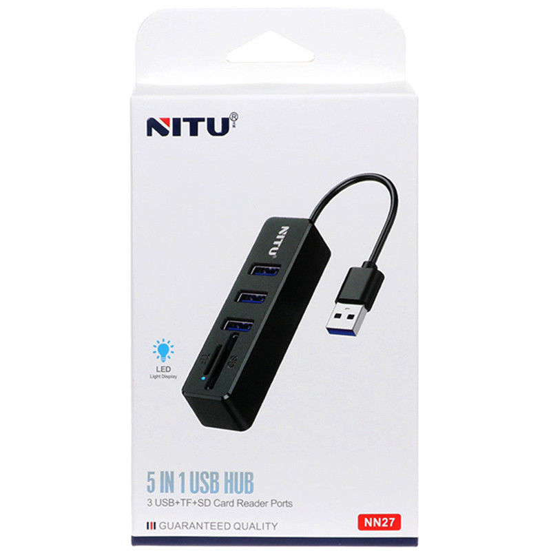 هاب 5 پورت USB3.0 نیتو NN27