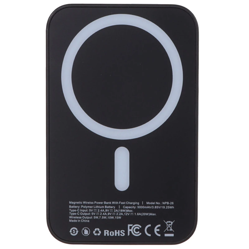 پاور بانک بی سیم فست شارژ نیتو NPB26 PD 20W ظرفیت 5000 میلی آمپر ساعت