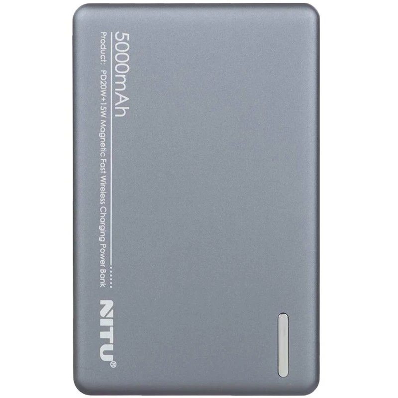 پاور بانک بی سیم فست شارژ نیتو NPB30 PD 20W ظرفیت 5000 میلی آمپر ساعت