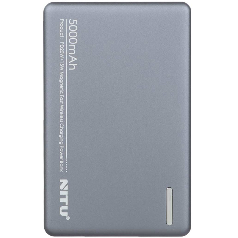 پاور بانک بی سیم فست شارژ نیتو NPB30 PD 20W ظرفیت 5000 میلی آمپر ساعت