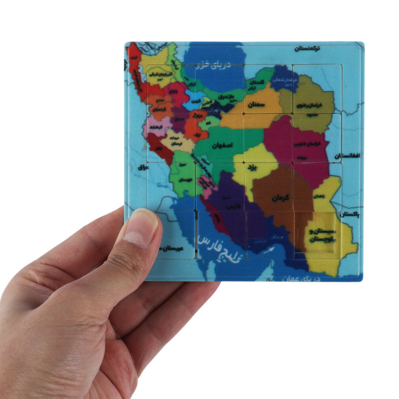 پازل طرح نقشه ایران 15 تکه Dragon