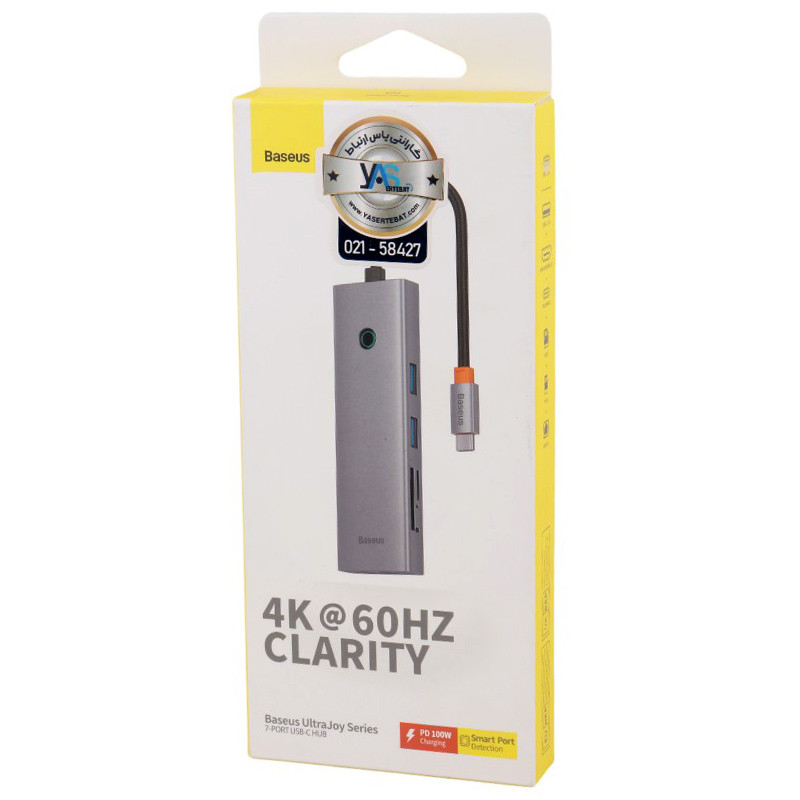 هاب Baseus UltraJoy Series B00052805813 Type-C To USB 3.0/HDMI/RJ45/SD/Micro SD/Type-C PD