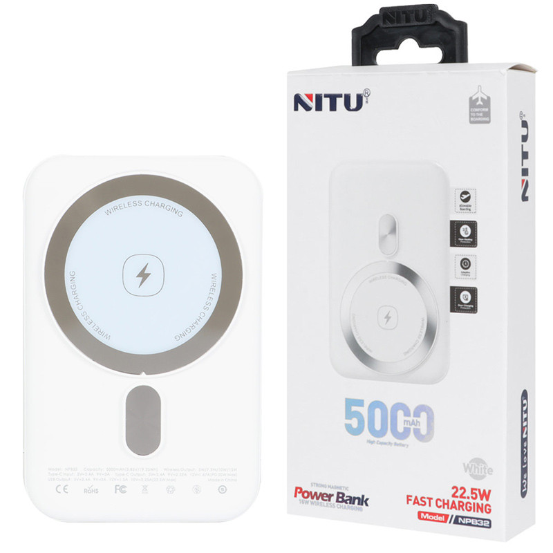 پاور بانک فست شارژ نیتو NPB32 PD 22.5W ظرفیت 5000 میلی آمپر ساعت