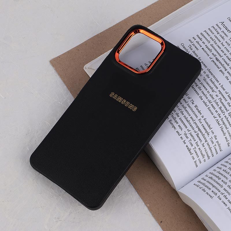 قاب ژله ای سامسونگ Galaxy A06 دور محافظ متال لوگودار