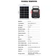 پکیج خورشیدی روشنایی DP.LED DP-7717