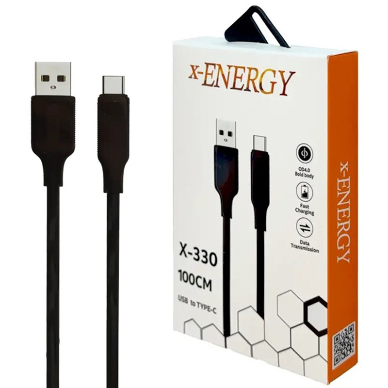 کابل تایپ سی فست شارژ X-Energy X-330 5A 1m