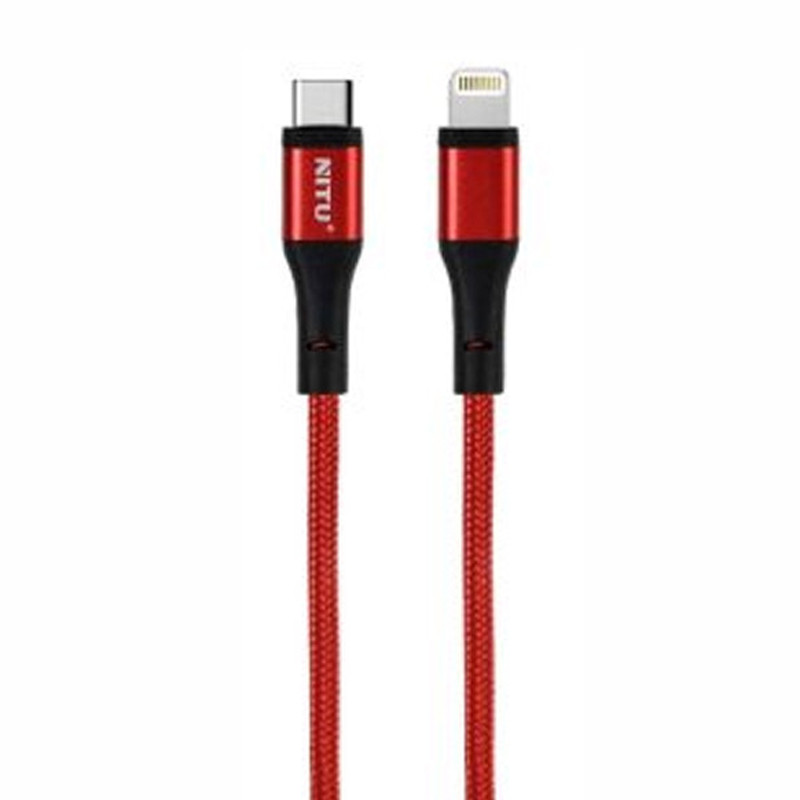 کابل تبدیل کوتاه فست شارژ Nitu NC35 Type-C To Lightning PD 20W 30cm