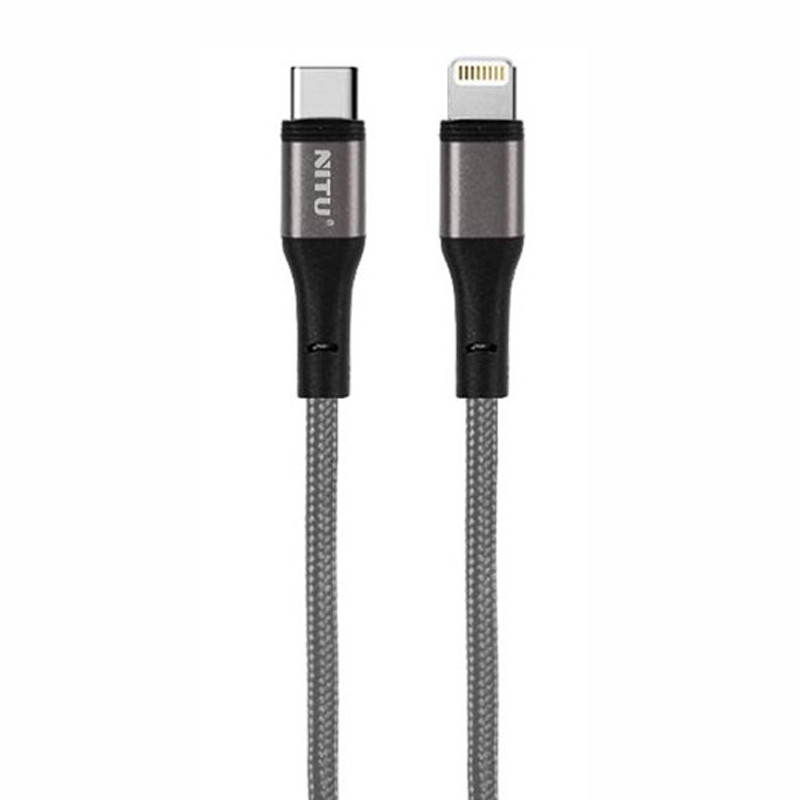 کابل تبدیل کوتاه فست شارژ Nitu NC35 Type-C To Lightning PD 20W 30cm
