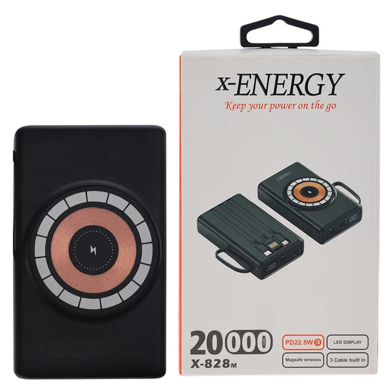 پاور بانک فست شارژ ایکس انرژی X-828M PD 22.5W ظرفیت 20000 میلی آمپر ساعت
