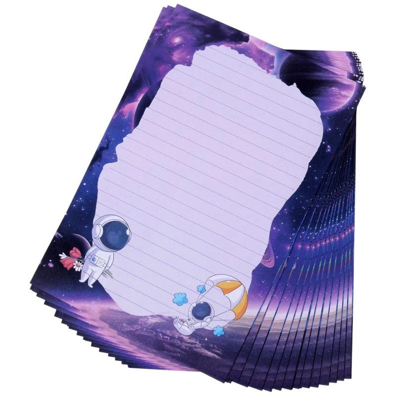 کاغذ A4 خط دار طرح دار فانتزی