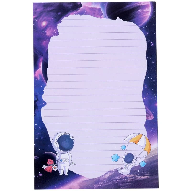 کاغذ A4 خط دار طرح دار فانتزی