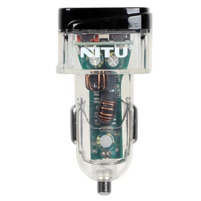 شارژر فندکی فست شارژ Nitu NDC32 3A QC3.0 PD 18W + کابل تایپ سی