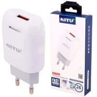 شارژر دیواری فست شارژ Nitu NT-TC033 2.4A 12W